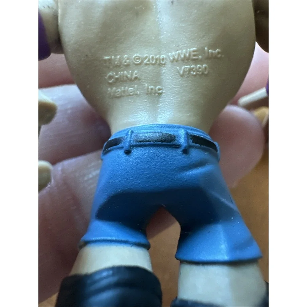 Lot of 3 WWE Rumblers Rampage Mini Wresting‎ Figures: Mysterio Cena Morrison